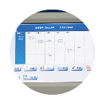 7寸TFT高清真彩全触摸液晶屏，曲线图形实时显示程序