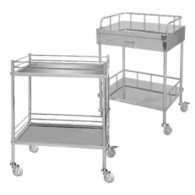 上海跃进不锈钢医用治疗车手术推车换药车